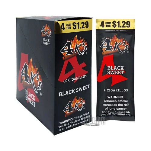 Good Times 4Ks Cigarillos Black Sweet