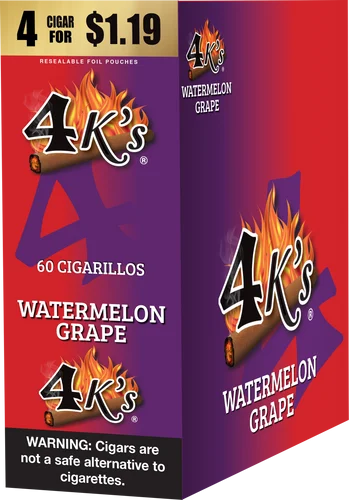 Good Times 4Ks Cigarillos Watermelon Grape