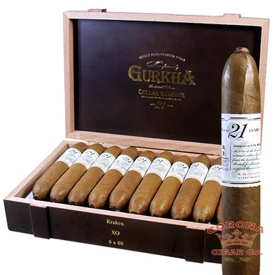 Gurkha Cellar Reserve Kraken 21 year (6 1/2 x 60)