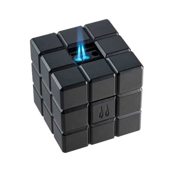 Heritage Cube Desk Lighter Black