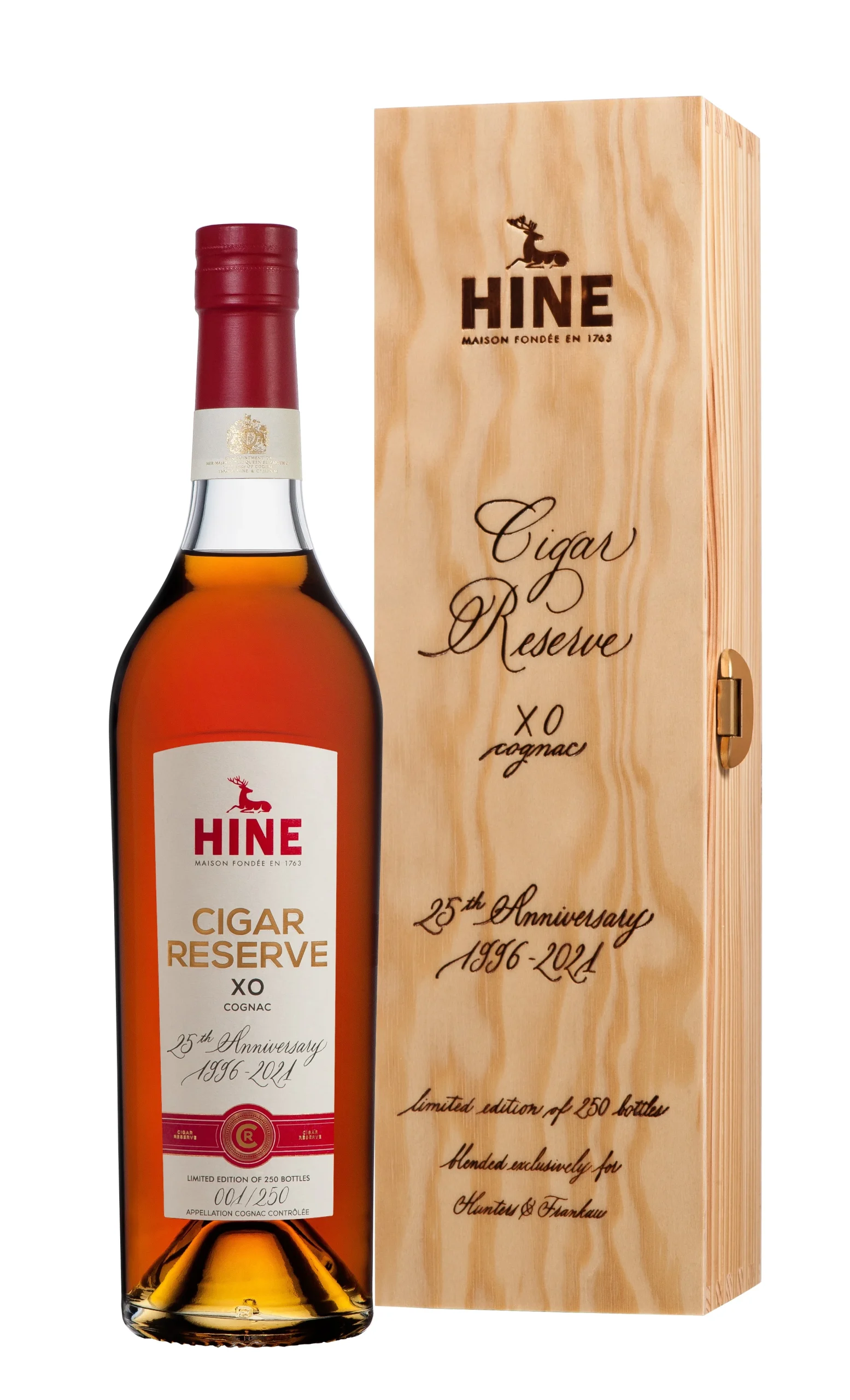 Hine Cigar Reserve 25th Anniversary Limited Edition XO Cognac - 70cl
