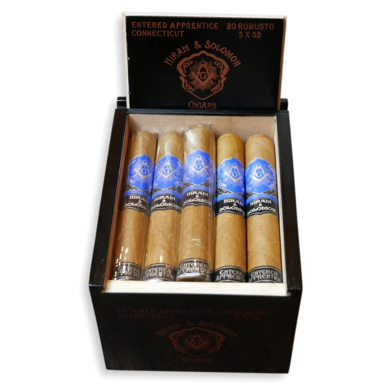 Hiram and Solomon Entered Apprentice Robusto – Box of 20 Cigars