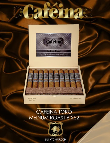 The House Of Lucky Cigar Cafeina ICE Medium Roast Toro (6x52 / Box 20)