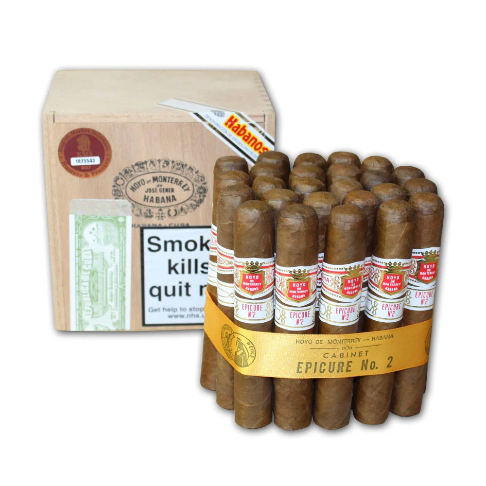 Hoyo de Monterrey Epicure No.2 SLB – Cabinet of 25 Cigars