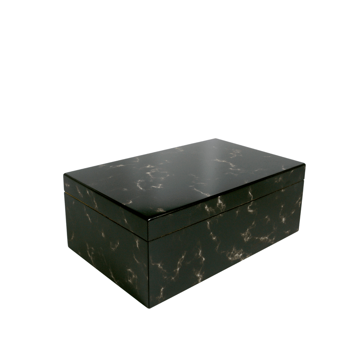 Humidor Supreme Black Marble – 25 cigars
