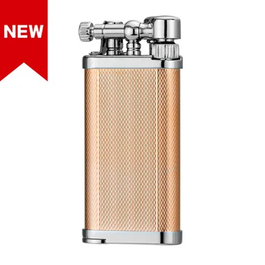 IM Corona Old Boy Iconic Rose Gold Etched Pipe Lighter