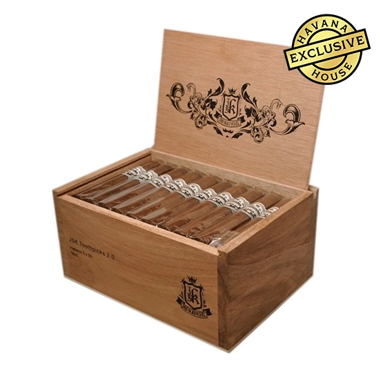 Jas Sum Kral Toothpick 2.0 Robusto Habano Cigar – Bundle of 20