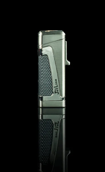 JetLine Hurricane II Triple Flame Dual Action Cigar Lighter with Cigar Punch