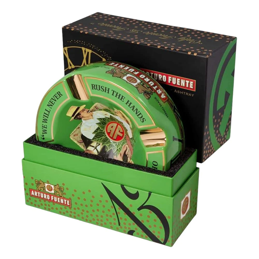 Journey Through Time Green Ashtray