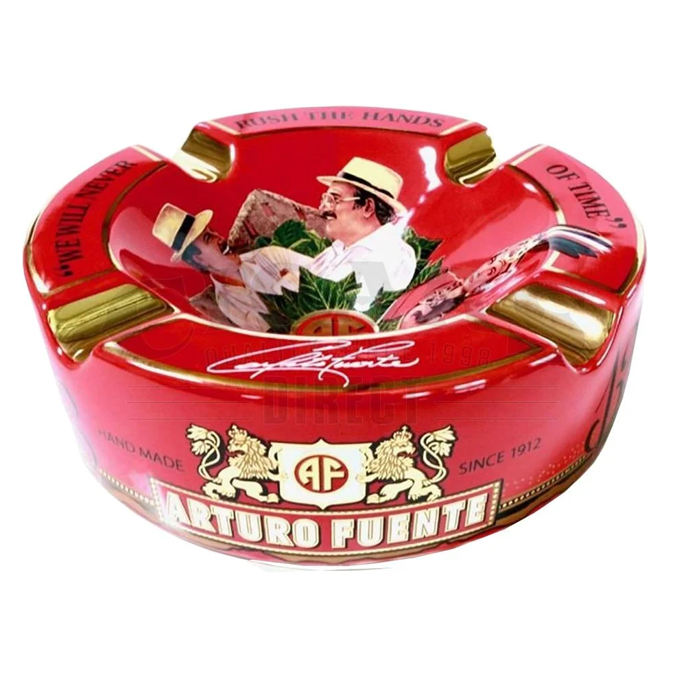 Journey Through Time Red Ashtray