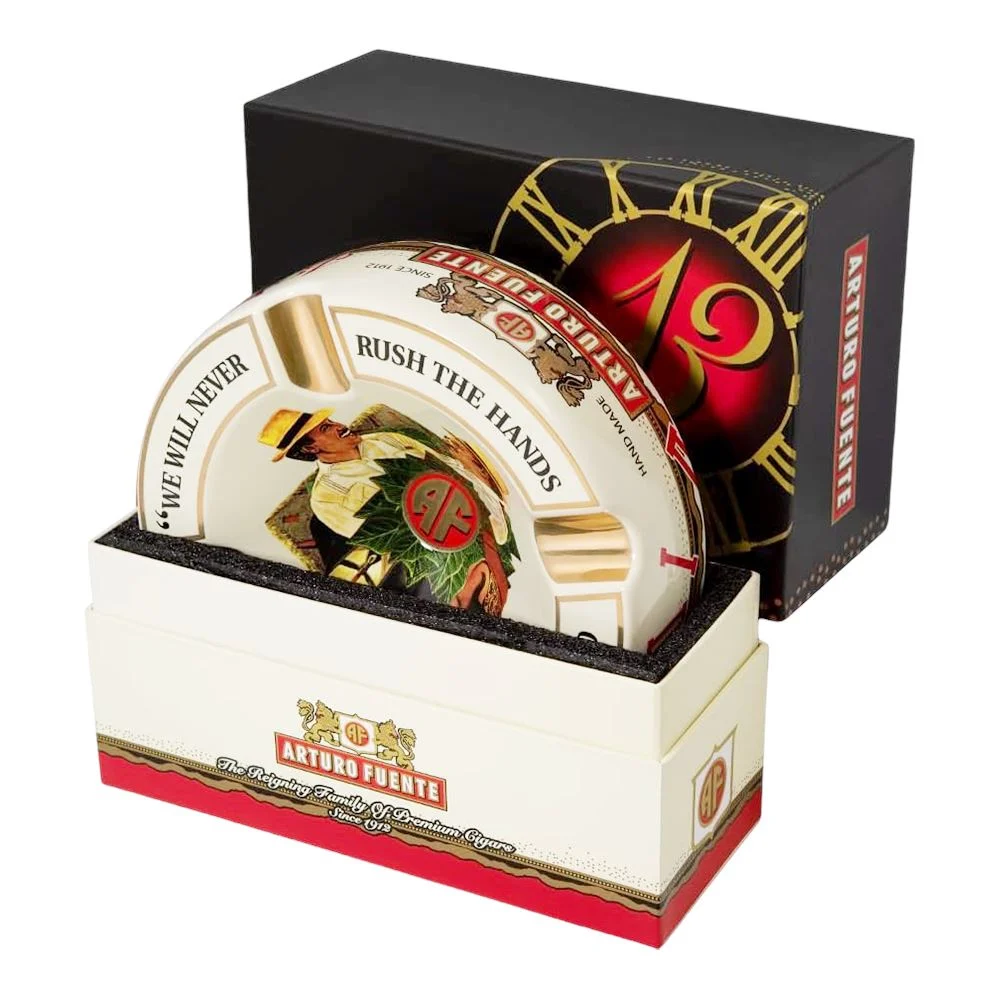 Journey Through Time White Ashtray