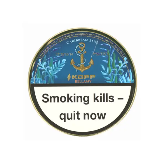 Kohlhase & Kopp Caribbean Blue Bellamy Pipe Tobacco 50g – Single Tin