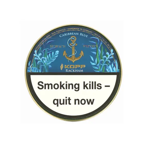 Kohlhase & Kopp Caribbean Blue Rackham Pipe Tobacco 50g – Single Tin
