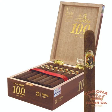 La Aurora 100 Anos Churchill Corojo (7 x 47)