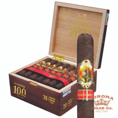 La Aurora 100 Anos Connecticut Broadleaf Robusto (5 x 50)