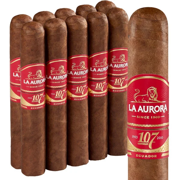 La Aurora 107 Ecuador Belicoso (6.25x52 / 10 Pack)