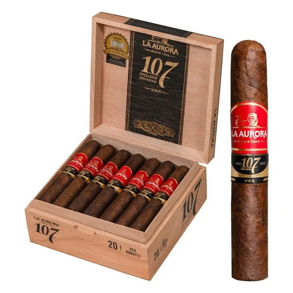 La Aurora 107 USA Belicoso (6.25x52 / Box 20)