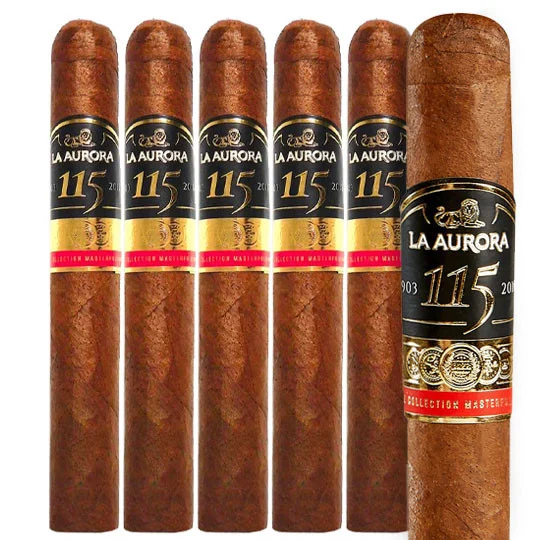 La Aurora 115 Aniversario Belicoso (6.2x52 / 5 Pack)