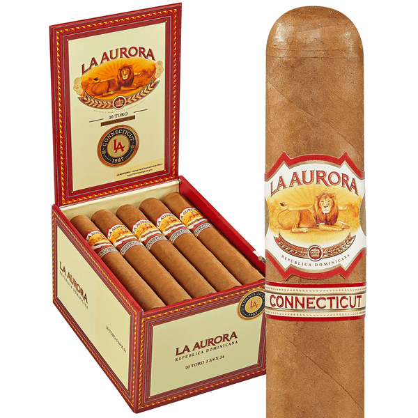 La Aurora 1987 Connecticut Gran Toro (6x58 / Box 20) + Doorbuster Sale!