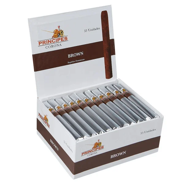 La Aurora Principes Chocolate Corona (5x38 / Box 55)