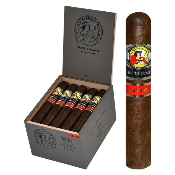 La Gloria Cubana Serie R Black Maduro No. 60 (6x60 / Box 18)