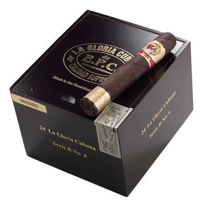 La Gloria Cubana Serie R No. 6 Maduro (5.88x60 / Box 24)