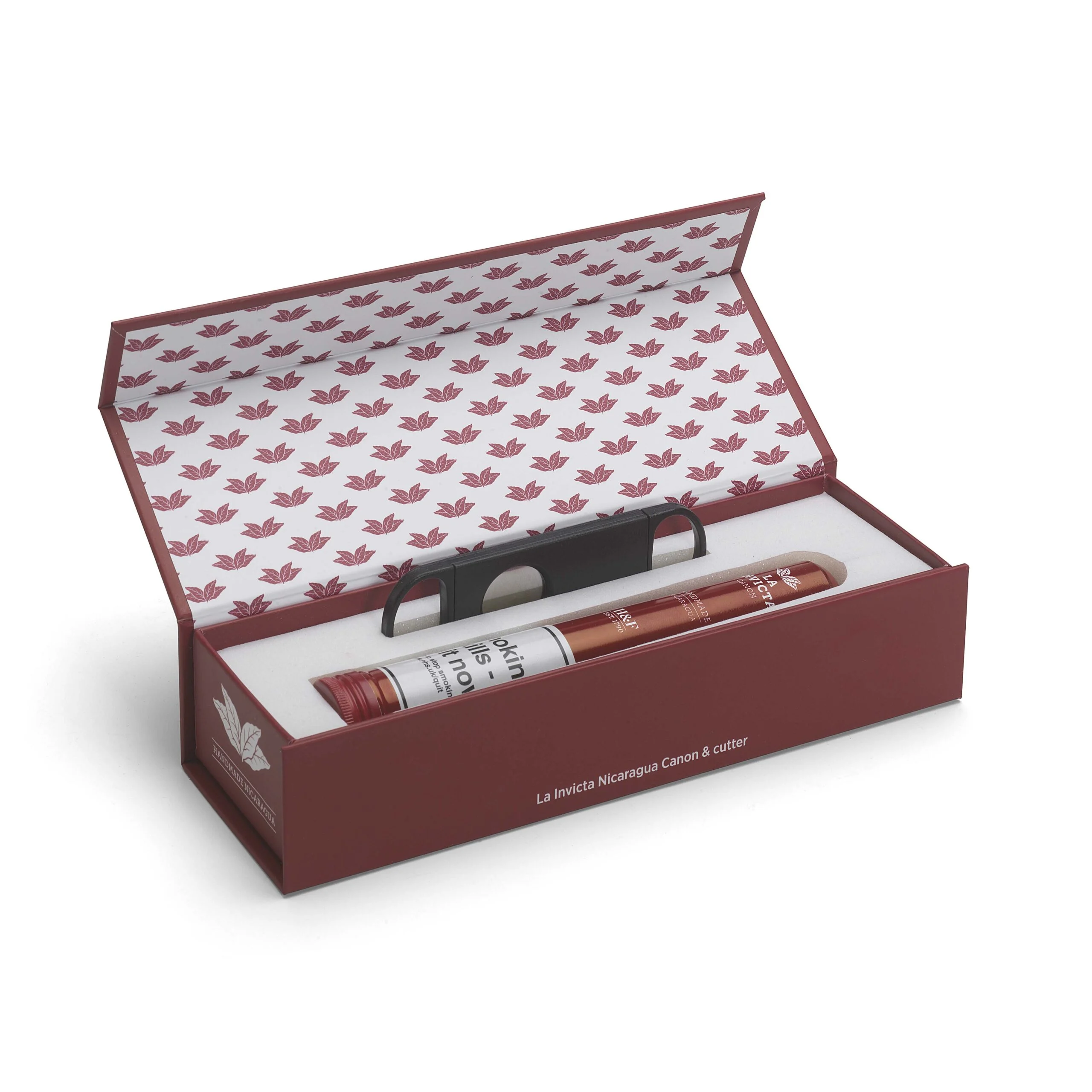 La Invicta Nicaraguan Canon Tubed Gift Box – Single Cigar & Cutter
