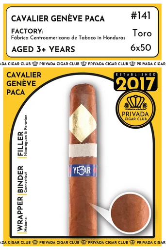 LCA Cavalier Geneve Paca 6x50 Single Cigar
