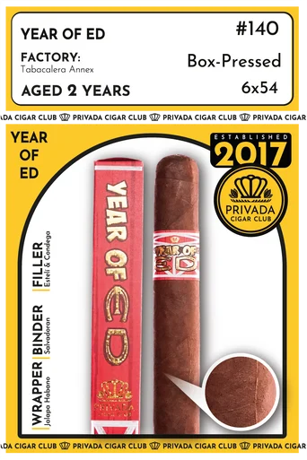 LCA Year of Ed 6x54 Single Cigar