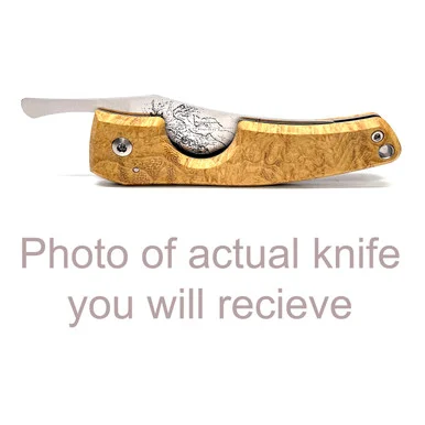 Le Petit Compass Nicaragua Acacia Burl Cigar Knife