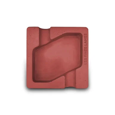 Les Fines LamesDYAD - Concrete Ashtray - Red