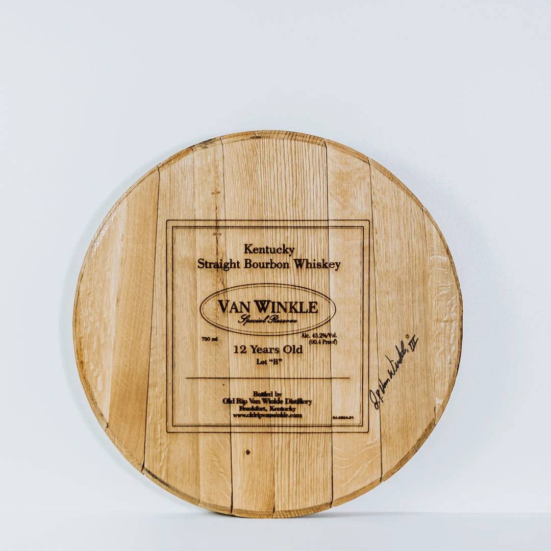 Limited Edition Authentic Van Winkle Special Reserve 12-year Barrel Head