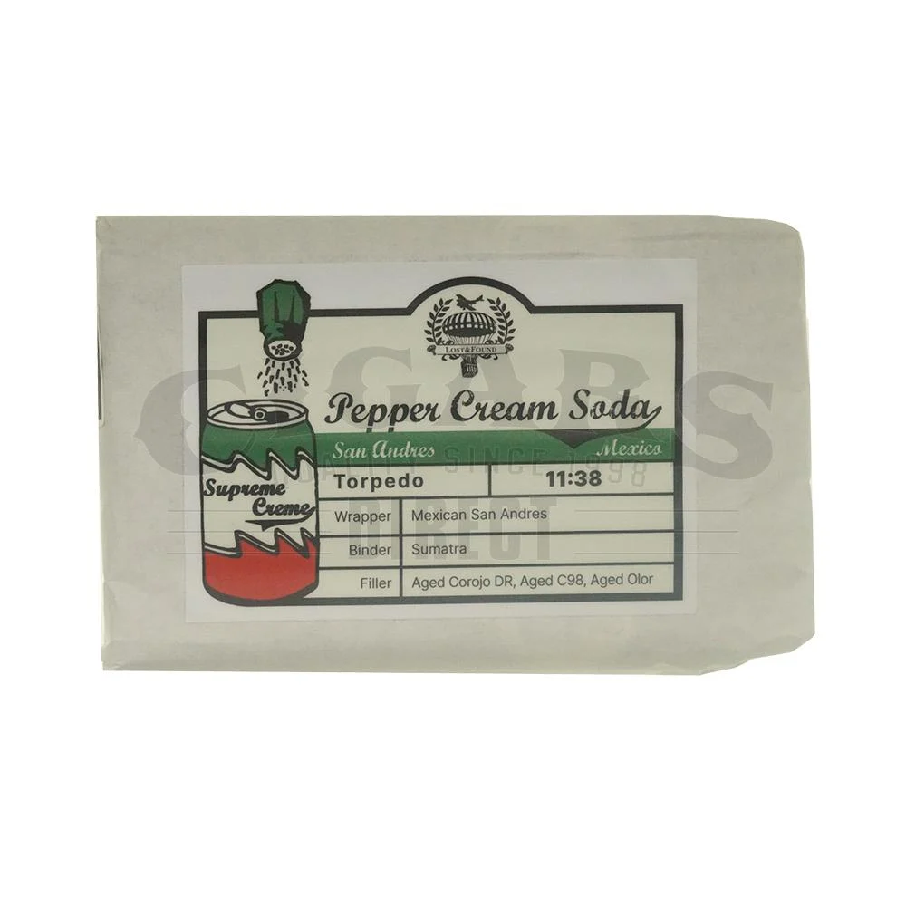 Lost and Found Pepper Cream Soda San Andres Torpedo