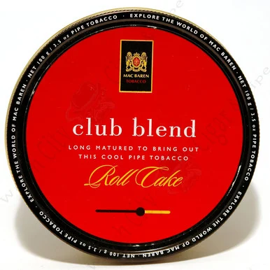 Mac Baren Club Blend Roll Cake 3.5 oz Tin