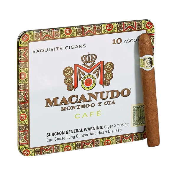 Macanudo Ascot Cafe (4.2x32 / 1 Tin of 10)