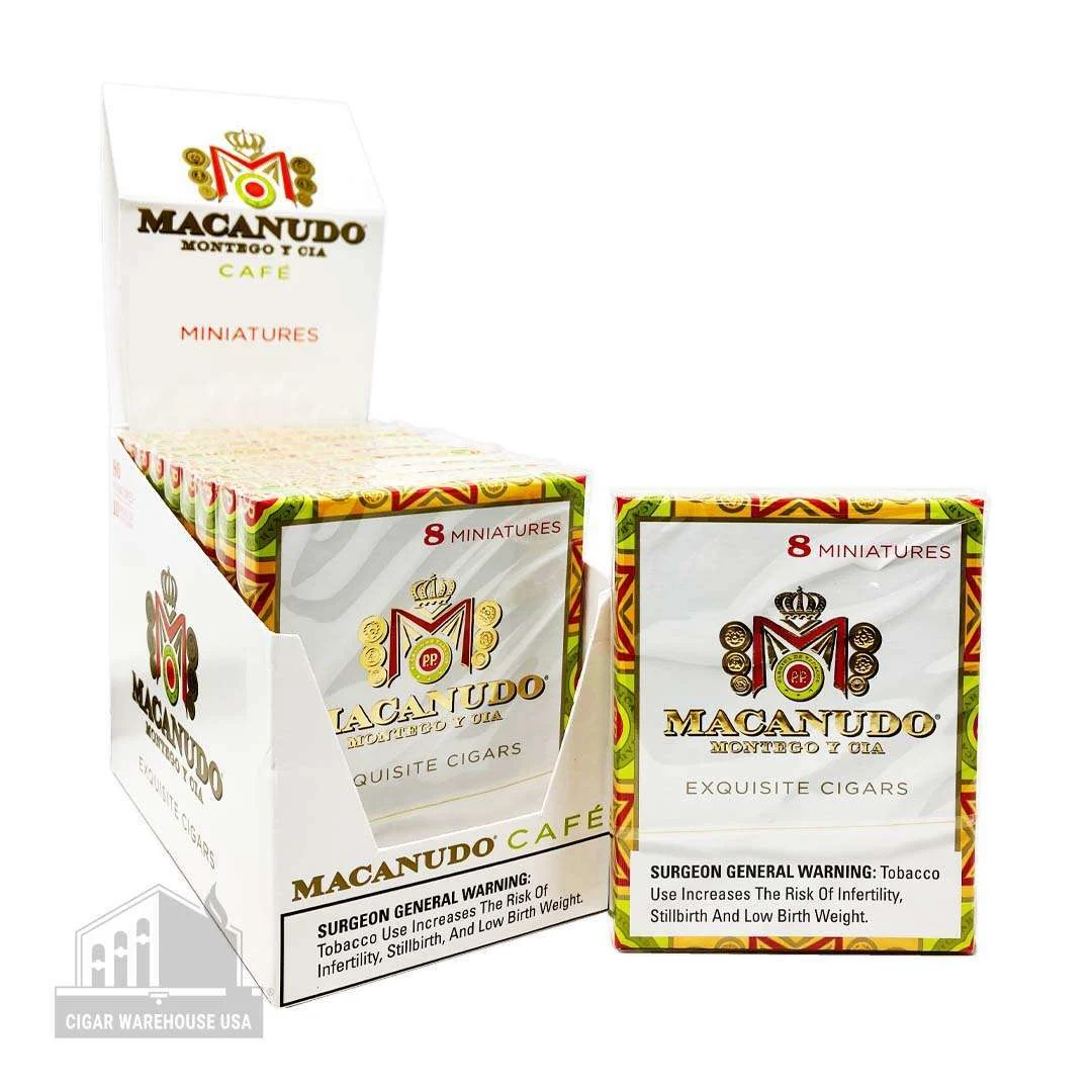 Macanudo Cafe Miniatures Cigarillos – Tins