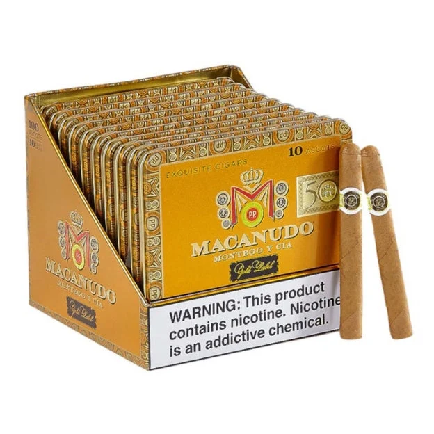 Macanudo Gold Ascot 10 Tins of 10