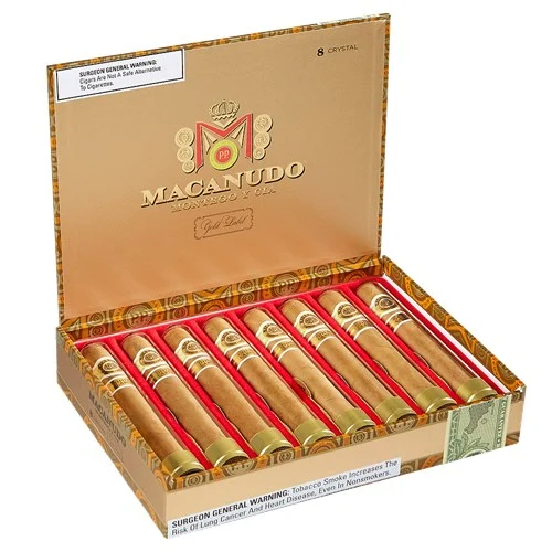 Macanudo - Gold Label - Crystal Tubos (Robusto) - Box of 8