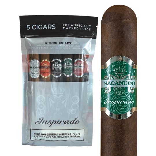 Macanudo Inspirado Toro Fresh Pack Sampler (5 Cigars)