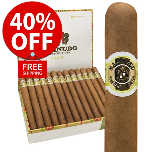 Macanudo Tudor Cafe (6x52 / 10 PACK SPECIAL) + 40% OFF RETAIL! + FREE SHIPPING ON YOUR ENTIRE ORDER!