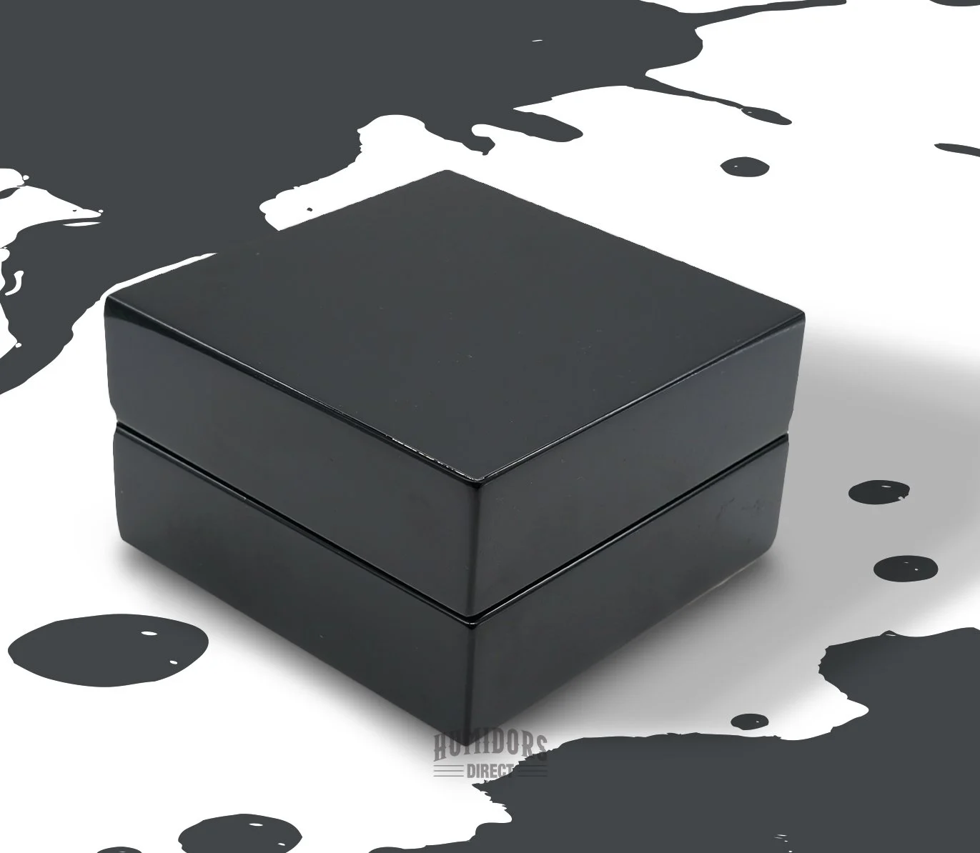 Midnight Black Ashtray Set