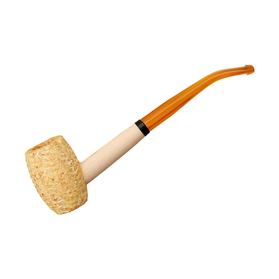 Missouri Meerschaum Mizzou Corn Cob – Bent Pipe