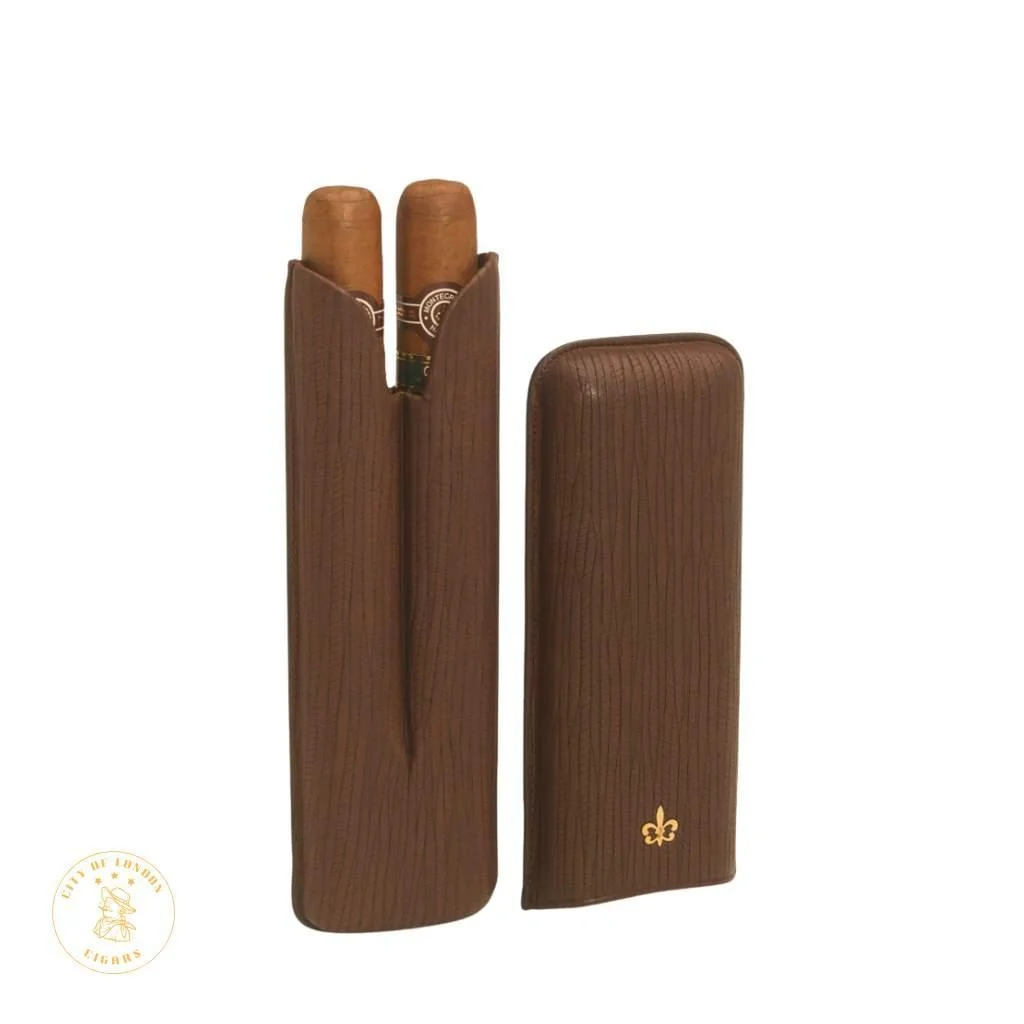 Montecristo Open Eagle Leather Cigar Case Gift Box Set - 2 Cigars