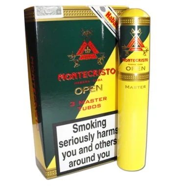 Montecristo Open Master Tubed Cigar – Pack of 3