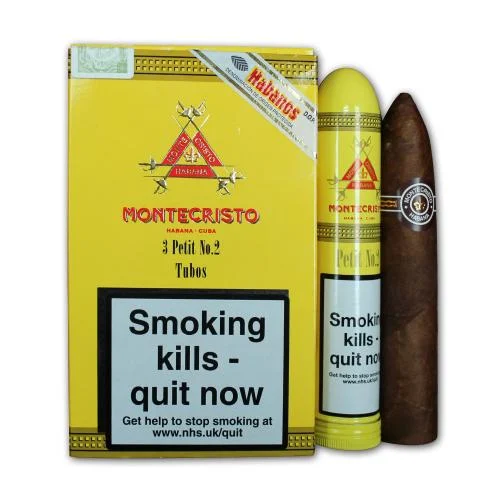 Montecristo Petit No.2 Tubed Cigar – Pack of 3
