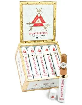 Montecristo White Montecristo Court Tube (5.5x44 / Box 15)