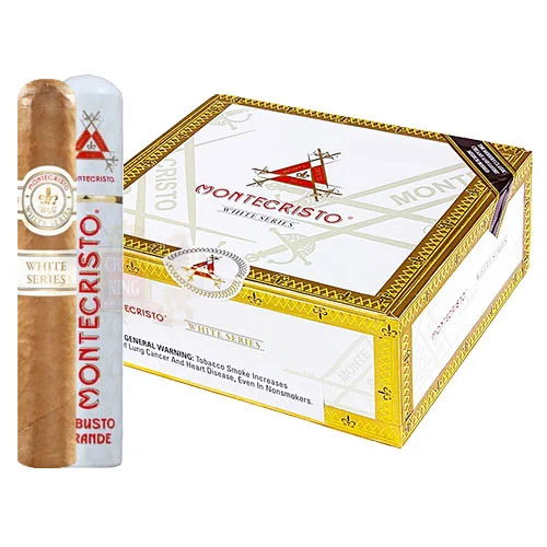 Montecristo White Robusto Grande Tube (5x52 / Box 15)