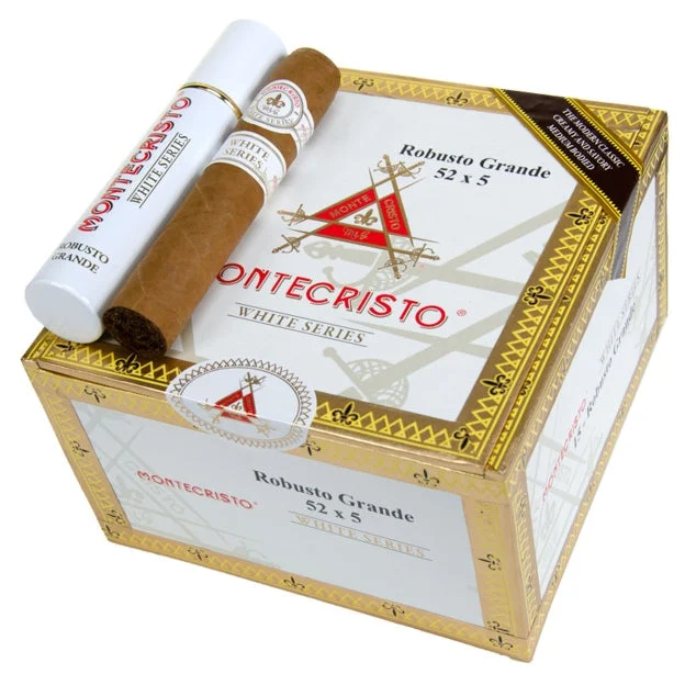 Montecristo White Robusto Grande Tube Cigars