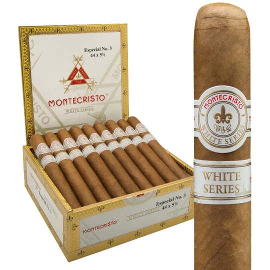 Montecristo White Robusto Grande Tubes (5x52 / Box 15)