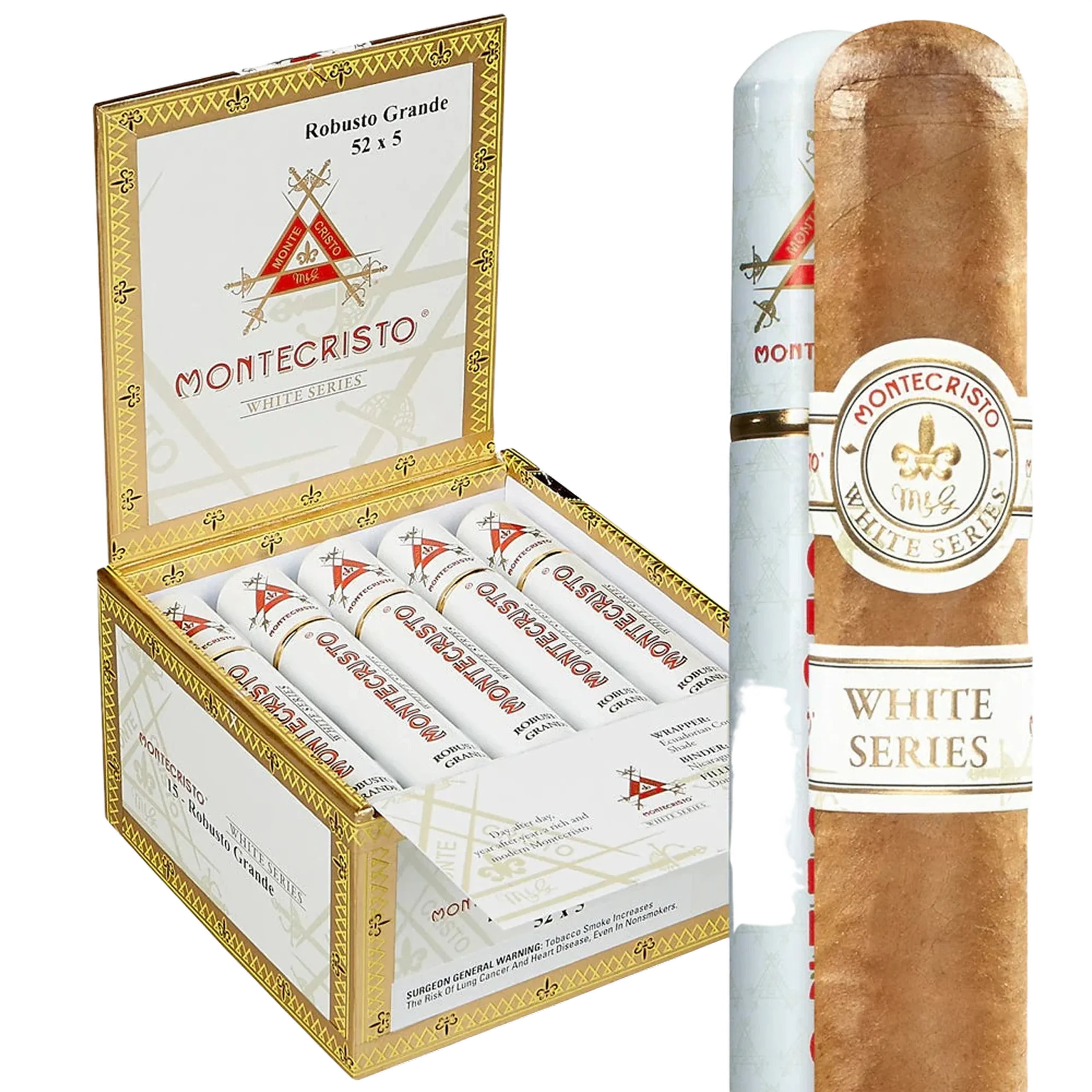 Montecristo White Series- Robusto Grande